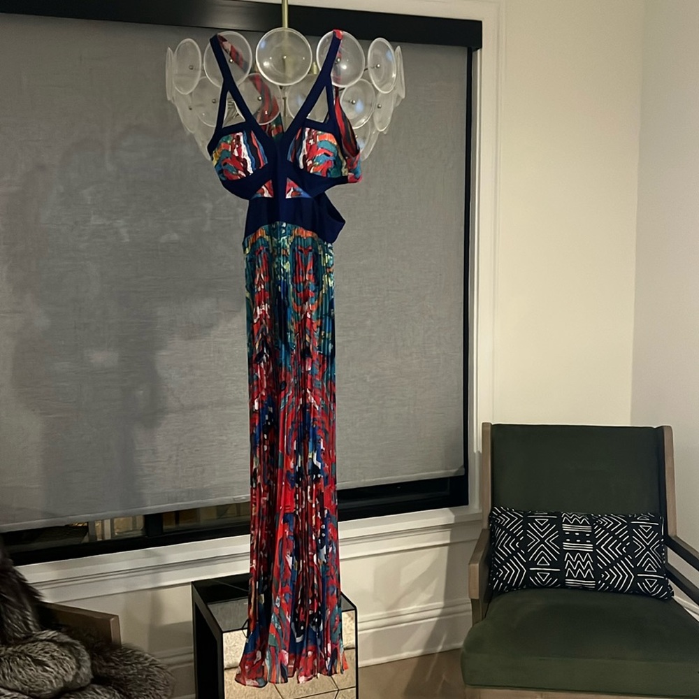 Kris Jane multi- color gown. Perfect condition.
